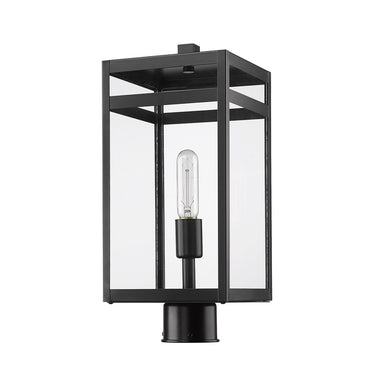 Z-Lite 17.75" High Nuri 1 Light Outdoor Post Mount Fixture image 4