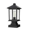 Z-Lite 17" High Portland 1 Light Outdoor Pier Mounted Fixture image 5