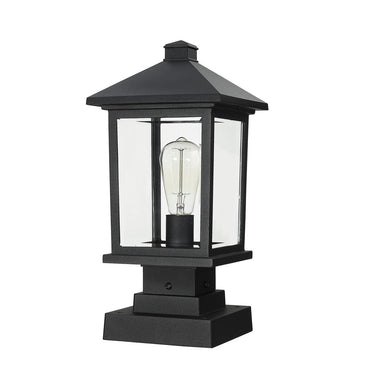 Z-Lite 17" High Portland 1 Light Outdoor Pier Mounted Fixture image 5