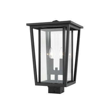 Z-Lite 18.25" High Seoul 2 Light Outdoor Post Mount Fixture image 2