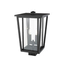Z-Lite 18.25" High Seoul 2 Light Outdoor Post Mount Fixture image 4