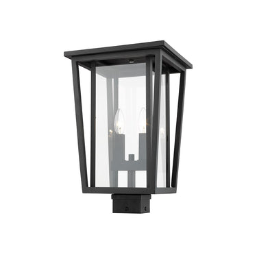 Z-Lite 18.25" High Seoul 2 Light Outdoor Post Mount Fixture image 6