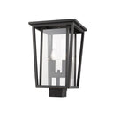Z-Lite 18.25" High Seoul 2 Light Outdoor Post Mount Fixture image 7