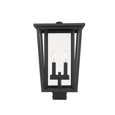 Z-Lite 18.25" High Seoul 2 Light Outdoor Post Mount Fixture image 8