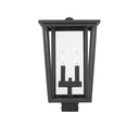 Z-Lite 18.25" High Seoul 2 Light Outdoor Post Mount Fixture image 9