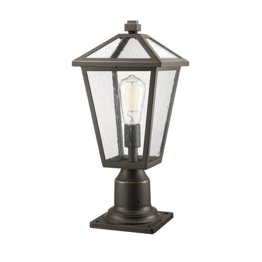 Z-Lite 18.5" High Talbot 1 Light Outdoor Pier Mounted Fixture image 1