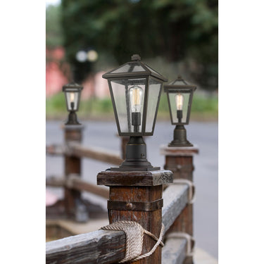 Z-Lite 18.5" High Talbot 1 Light Outdoor Pier Mounted Fixture image 11