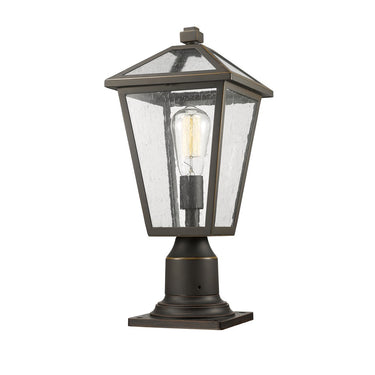 Z-Lite 18.5" High Talbot 1 Light Outdoor Pier Mounted Fixture image 3