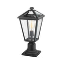 Z-Lite 18.5" High Talbot 1 Light Outdoor Pier Mounted Fixture image 4