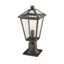 Z-Lite 18.5" High Talbot 1 Light Outdoor Pier Mounted Fixture image 5