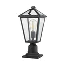 Z-Lite 18.5" High Talbot 1 Light Outdoor Pier Mounted Fixture image 8