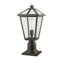 Z-Lite 18.5" High Talbot 1 Light Outdoor Pier Mounted Fixture image 9