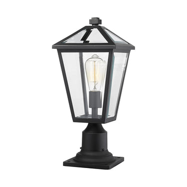 Z-Lite 18.5" High Talbot 1 Light Outdoor Pier Mounted Fixture image
