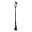 Z-Lite 18.75" Talbot 3 Light Outdoor Post Mounted Fixture image