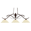 Z-Lite 18" High Phoenix 3 Light Billiard Light image