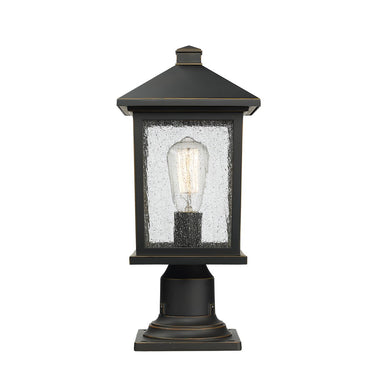 Z-Lite 18" High Portland 1 Light Outdoor Pier Mounted Fixture image 2