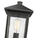 Z-Lite 18" High Portland 1 Light Outdoor Pier Mounted Fixture image 3