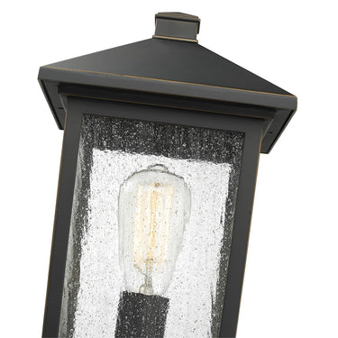 Z-Lite 18" High Portland 1 Light Outdoor Pier Mounted Fixture image 3