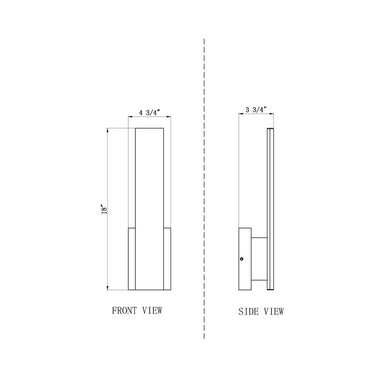 Z-Lite 18" High Stylet 2 Light Outdoor Wall image 7