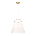 Z-Lite 18" Z-Studio Fabric 1 Light Pendant image 1