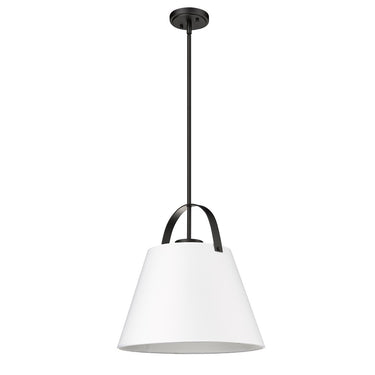 Z-Lite 18" Z-Studio Fabric 1 Light Pendant image 14