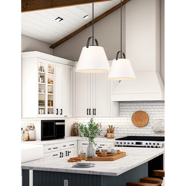 Z-Lite 18" Z-Studio Fabric 1 Light Pendant image 20