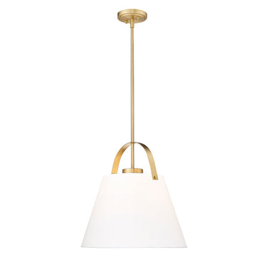 Z-Lite 18" Z-Studio Fabric 1 Light Pendant image 4