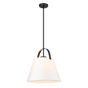 Z-Lite 18" Z-Studio Fabric 1 Light Pendant image 8