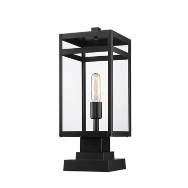 Z-Lite 19.5" High Nuri 1 Light Outdoor Pier Mounted Fixture image 1
