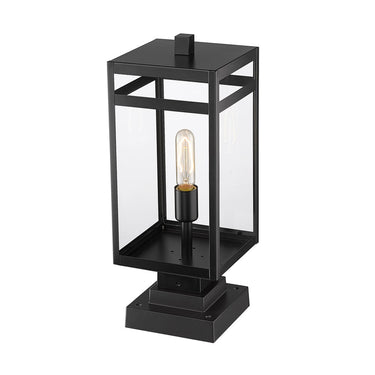 Z-Lite 19.5" High Nuri 1 Light Outdoor Pier Mounted Fixture image 2