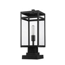 Z-Lite 19.5" High Nuri 1 Light Outdoor Pier Mounted Fixture image 4