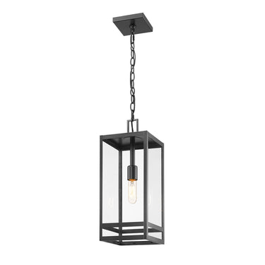 Z-Lite 19.75" High Nuri 1 Light Outdoor Chain Mount Ceiling Fixture image 2