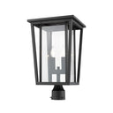 Z-Lite 19.75" High Seoul 2 Light Outdoor Post Mount Fixture image 4