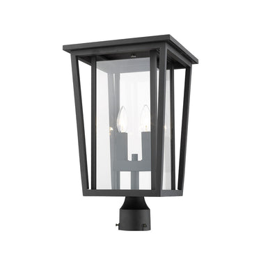Z-Lite 19.75" High Seoul 2 Light Outdoor Post Mount Fixture image 4