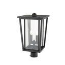 Z-Lite 19.75" High Seoul 2 Light Outdoor Post Mount Fixture image 5