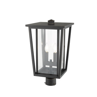 Z-Lite 19.75" High Seoul 2 Light Outdoor Post Mount Fixture image 5