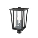 Z-Lite 19.75" High Seoul 2 Light Outdoor Post Mount Fixture image 6