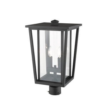 Z-Lite 19.75" High Seoul 2 Light Outdoor Post Mount Fixture image 6