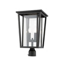 Z-Lite 19.75" High Seoul 2 Light Outdoor Post Mount Fixture image 7