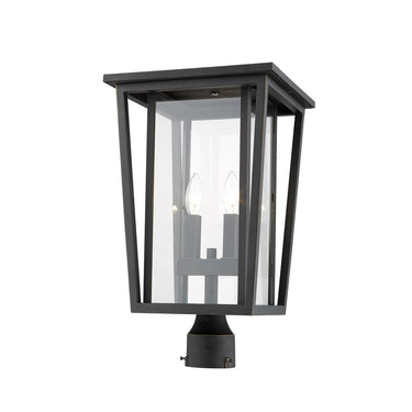 Z-Lite 19.75" High Seoul 2 Light Outdoor Post Mount Fixture image 7