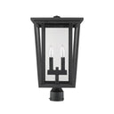 Z-Lite 19.75" High Seoul 2 Light Outdoor Post Mount Fixture image 8