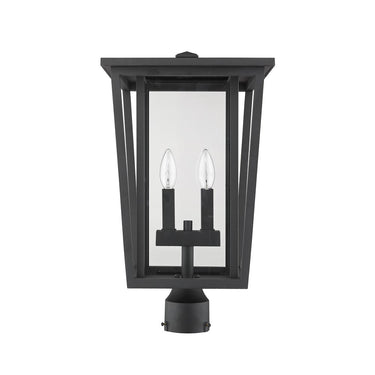 Z-Lite 19.75" High Seoul 2 Light Outdoor Post Mount Fixture image 8