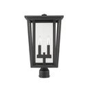Z-Lite 19.75" High Seoul 2 Light Outdoor Post Mount Fixture image 9