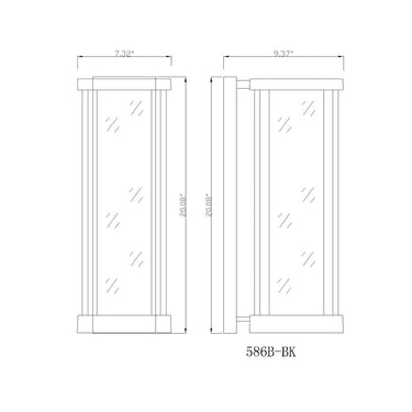 Z-Lite 20.25" High Glenwood 1 Light Outdoor Wall image 7