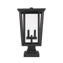 Z-Lite 20.75" High Seoul 2 Light Outdoor Pier Mounted Fixture image 6
