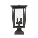 Z-Lite 20.75" High Seoul 2 Light Outdoor Pier Mounted Fixture image 7