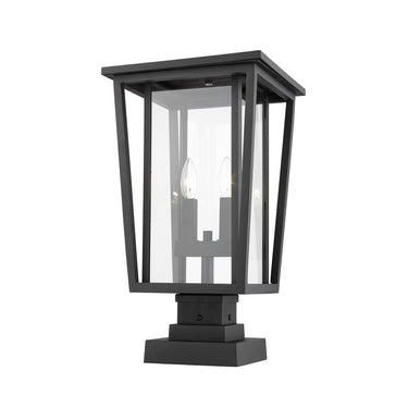 Z-Lite 20.75" High Seoul 2 Light Outdoor Pier Mounted Fixture image