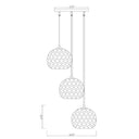 Z-Lite 20" Chloe 3 Light Chandelier image 6