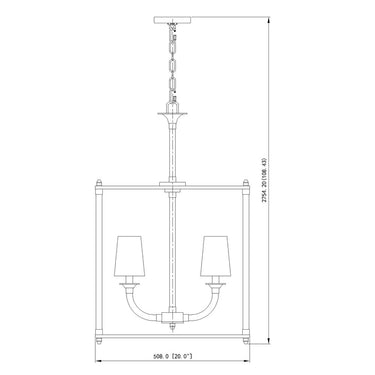Z-Lite 20" Katerina 5 Light Chandelier image 14