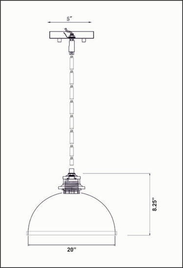 Z-Lite 20" Landry 1 Light Pendant image 35